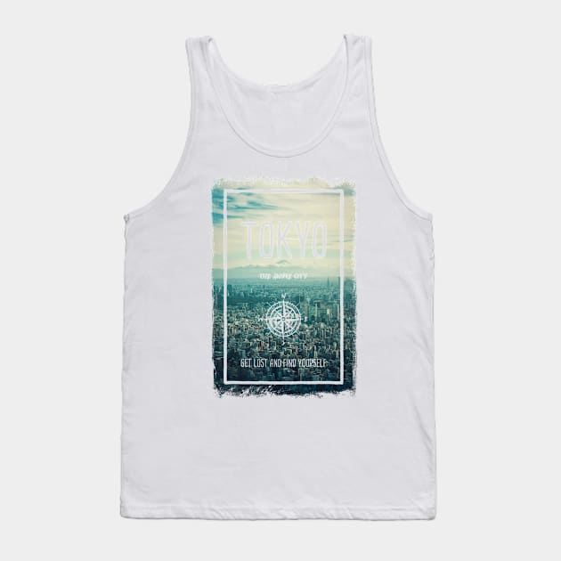 Tokyo, Japan, the Anime city Tank Top by psychoshadow